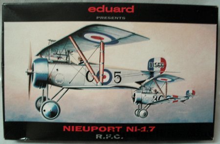 Eduard 1/48 Nieuport 17 (Ni-17) - RFC Bishop or Shepherd, 8024 plastic model kit